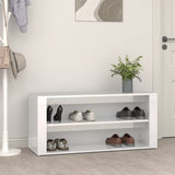 Schoenenrek 100X35X45 Cm Bewerkt Hout