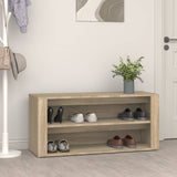 Schoenenrek 100X35X45 Cm Bewerkt Hout