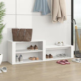 Schoenenkast 150X35X45 Cm Bewerkt Hout