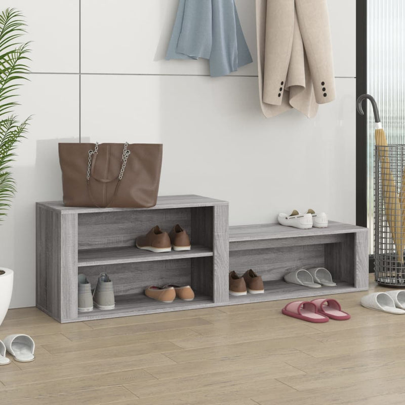 Schoenenkast 150X35X45 Cm Bewerkt Hout