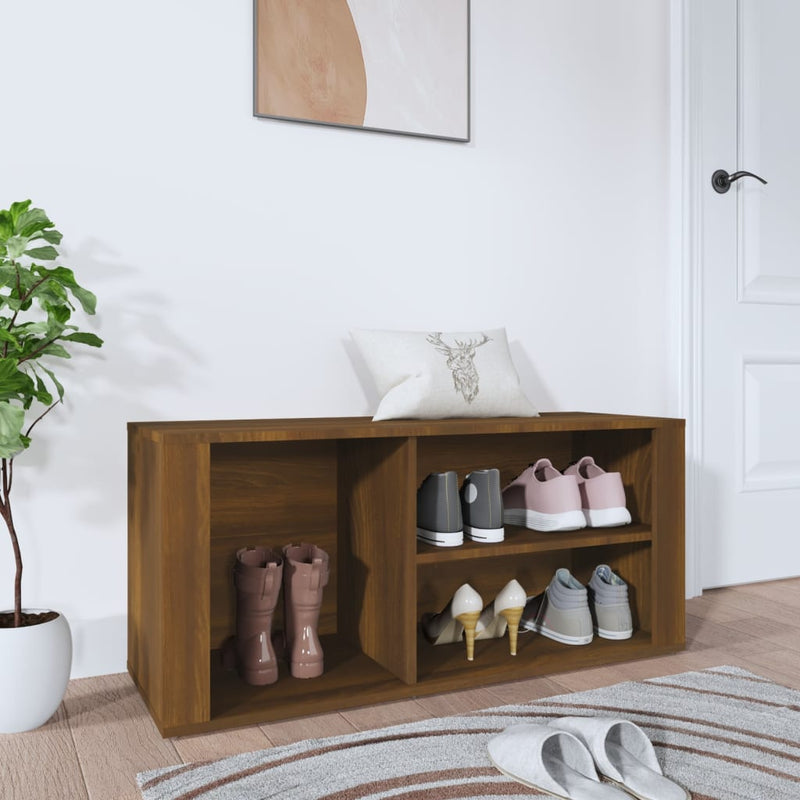 Schoenenkast 100X35X45 Cm Bewerkt Hout