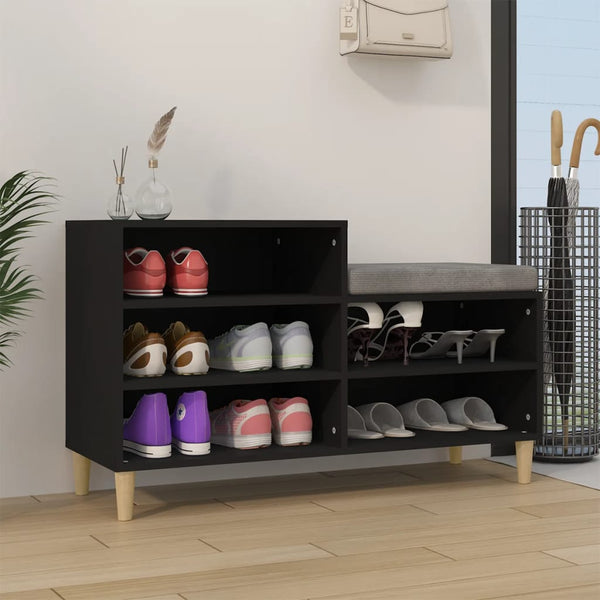 Schoenenkast 102X36X60 Cm Bewerkt Hout