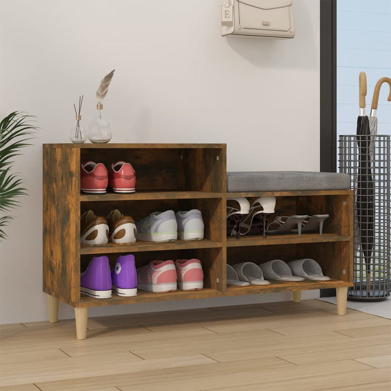 Schoenenkast 102X36X60 Cm Bewerkt Hout