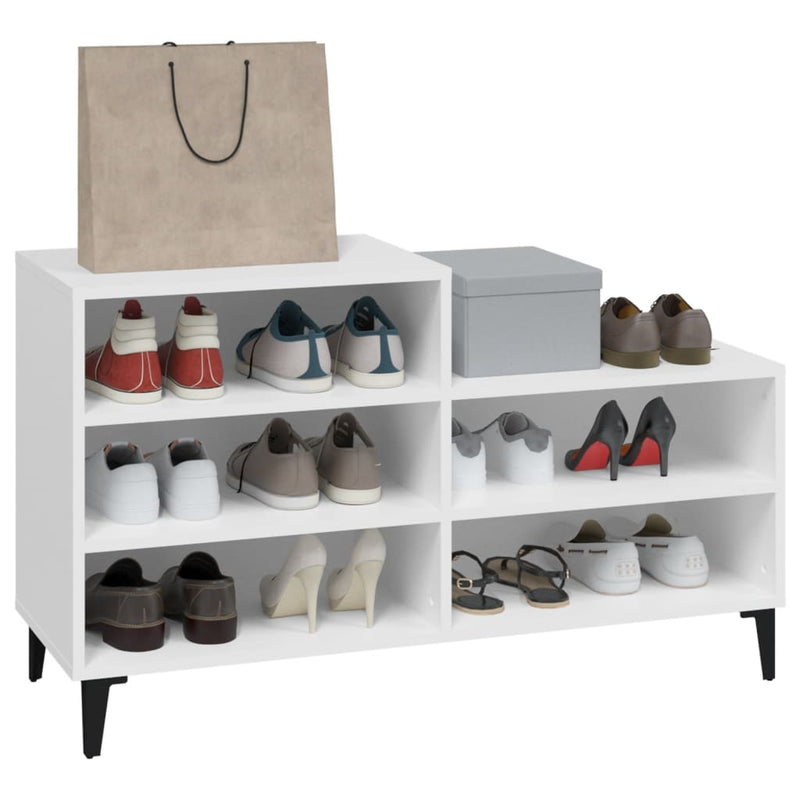 Schoenenkast 102X36X60 Cm Bewerkt Hout