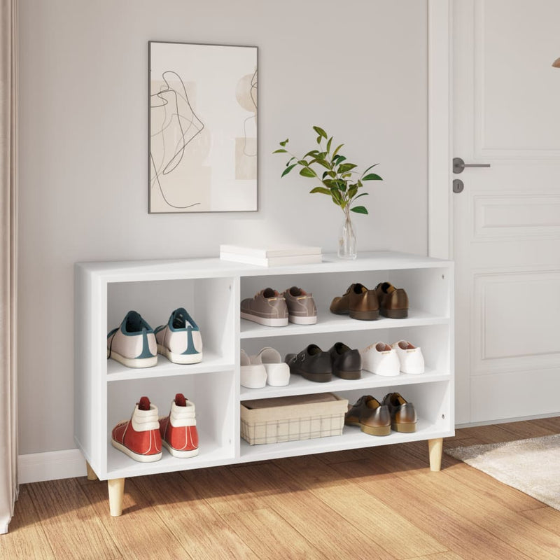 Schoenenkast 102X36X60 Cm Bewerkt Hout