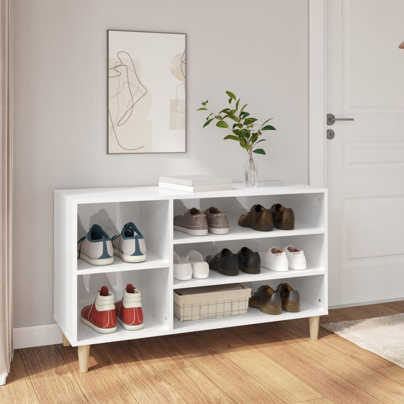 Schoenenkast 102X36X60 Cm Bewerkt Hout