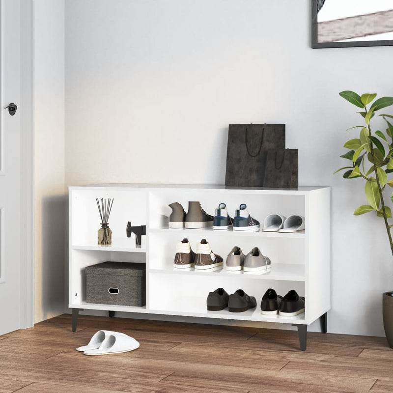 Schoenenkast 102X36X60 Cm Bewerkt Hout