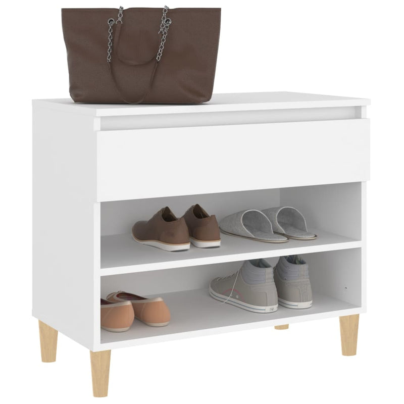 Schoenenkast 70X36X60 Cm Bewerkt Hout