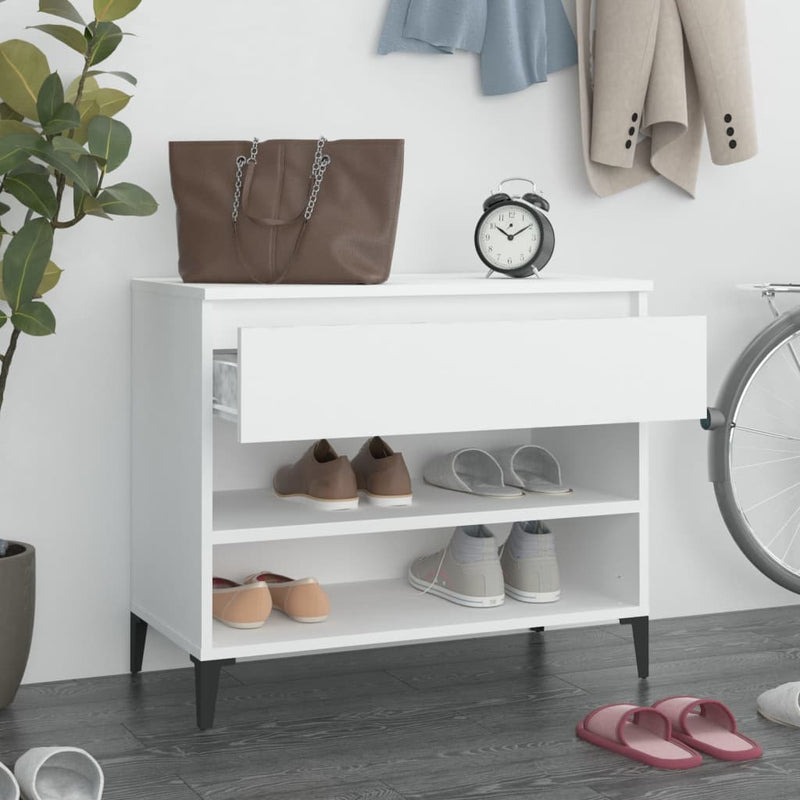 Schoenenkast 70X36X60 Cm Bewerkt Hout