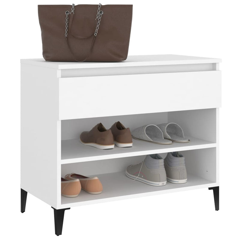 Schoenenkast 70X36X60 Cm Bewerkt Hout