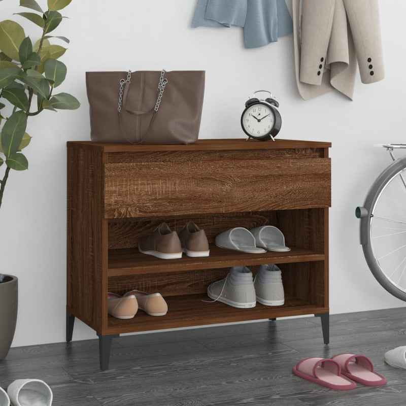 Schoenenkast 70X36X60 Cm Bewerkt Hout