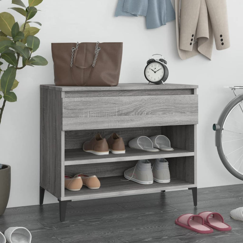 Schoenenkast 70X36X60 Cm Bewerkt Hout