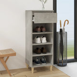Schoenenkast 40X36X105 Cm Bewerkt Hout