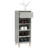 Schoenenkast 40X36X105 Cm Bewerkt Hout