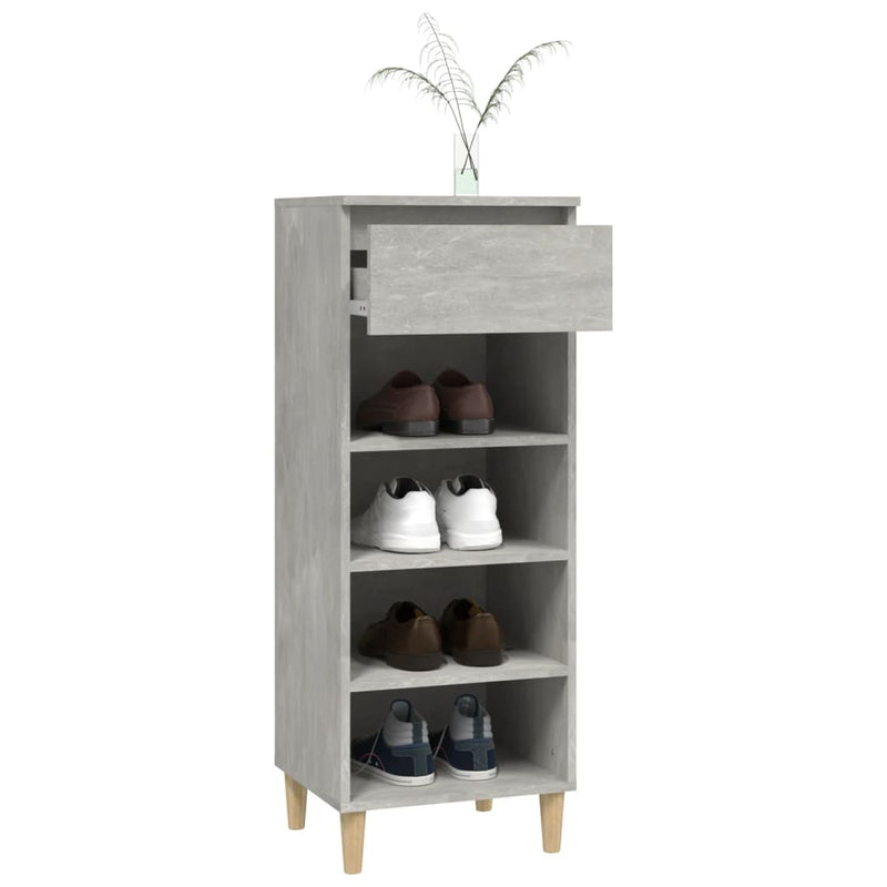 Schoenenkast 40X36X105 Cm Bewerkt Hout