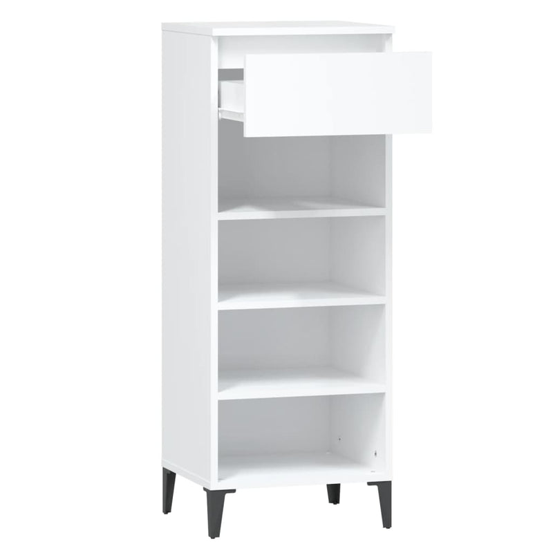 Schoenenrek 40X36X105 Cm Bewerkt Hout