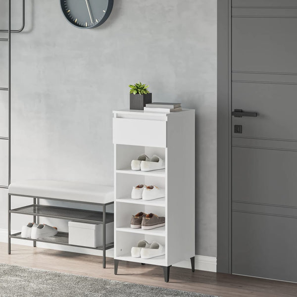 Schoenenrek 40X36X105 Cm Bewerkt Hout