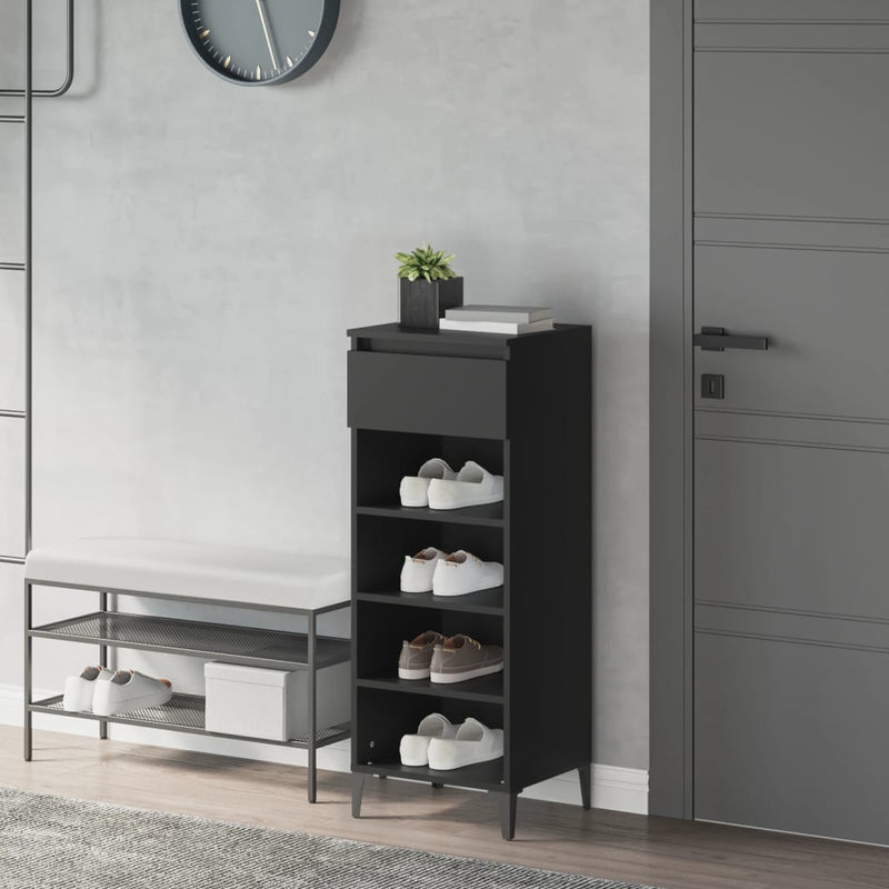 Schoenenrek 40X36X105 Cm Bewerkt Hout
