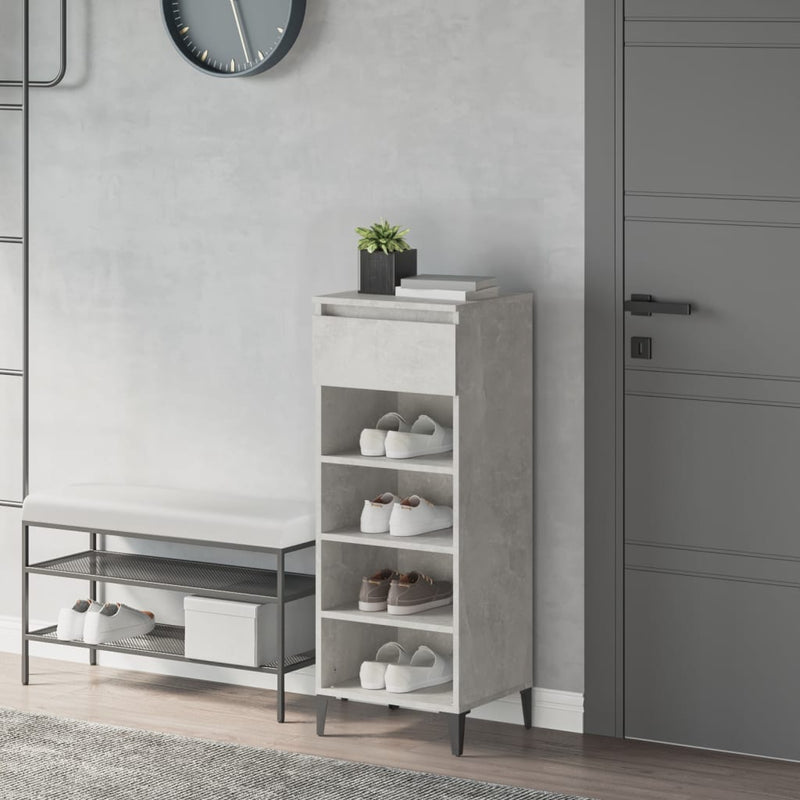 Schoenenrek 40X36X105 Cm Bewerkt Hout