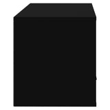 Wandschoenenkast 70X35X38 Cm Bewerkt Hout
