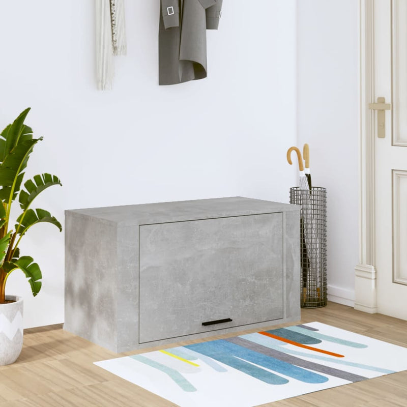 Wandschoenenkast 70X35X38 Cm Bewerkt Hout