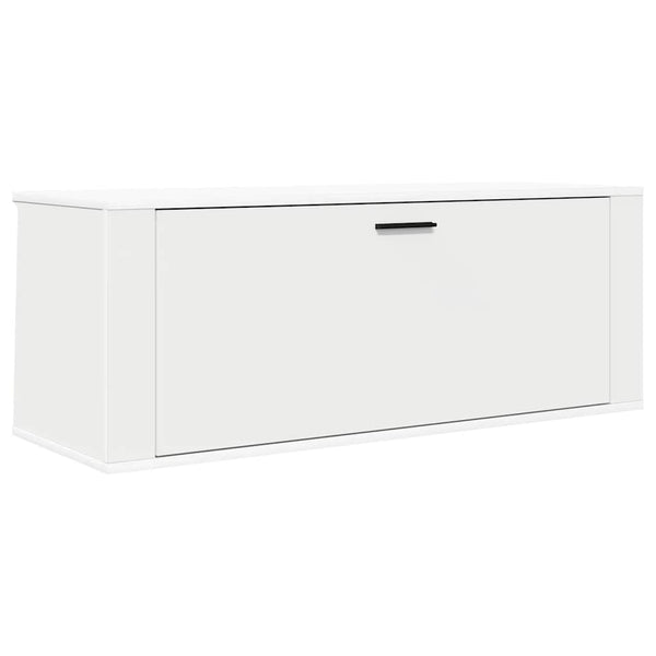 Wandschoenenkast 100X35X38 Cm Bewerkt Hout
