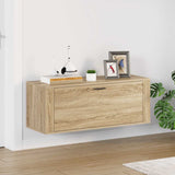 Wandschoenenkast 100X35X38 Cm Bewerkt Hout