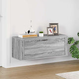 Wandschoenenkast 100X35X38 Cm Bewerkt Hout