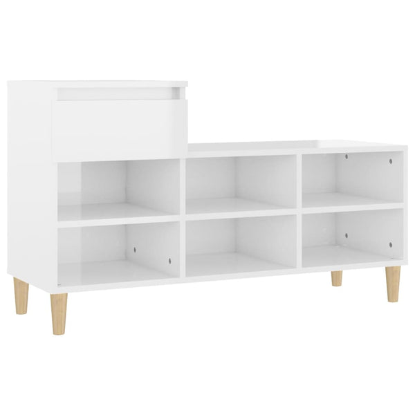 Schoenenkast 102X36X60 Cm Bewerkt Hout