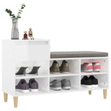Schoenenkast 102X36X60 Cm Bewerkt Hout