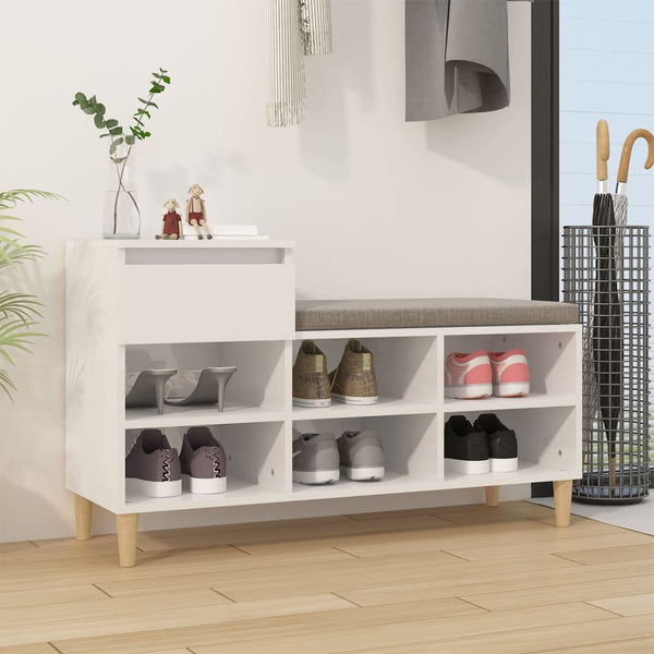 Schoenenkast 102X36X60 Cm Bewerkt Hout