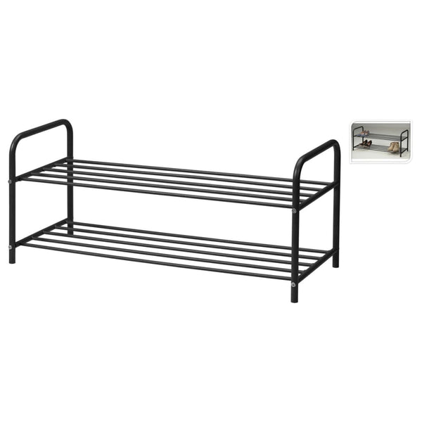 Storage Solutions Schoenenrek Met 2 Lagen 91X35X38,5 Cm