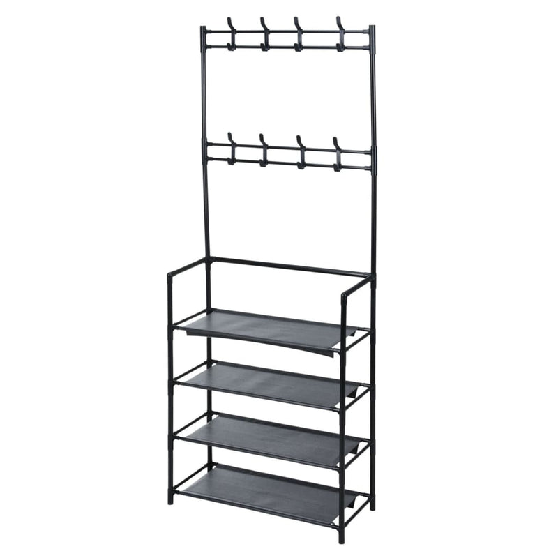 Storage Solutions Kledingrek Met 4 Schappen 60X26X155 Cm