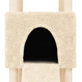 Kattenmeubel Met Sisal Krabpalen 153 Cm Kleurig