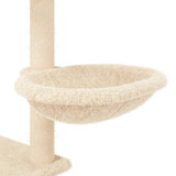 Kattenmeubel Met Sisal Krabpalen 153 Cm Kleurig