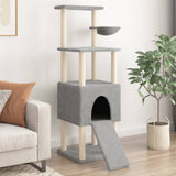 Kattenmeubel Met Sisal Krabpalen 153 Cm Kleurig