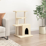 Kattenmeubel Met Sisal Krabpalen 83,5 Cm Kleurig