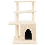 Kattenmeubel Met Sisal Krabpalen 83,5 Cm Kleurig