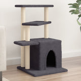 Kattenmeubel Met Sisal Krabpalen 83,5 Cm Kleurig
