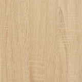Kledingrek Met Schappen Bewerkt Hout Kleurig