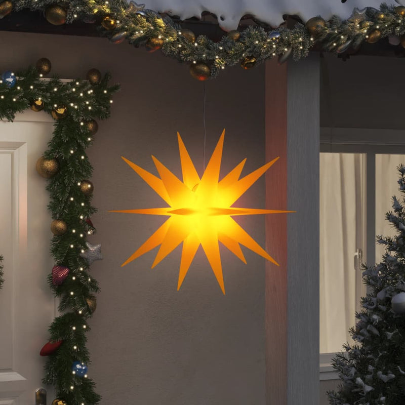 Kerstlamp Met Led Inklapbaar Geel
