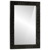 Badkamerspiegel 50X70X2,5 Cm Massief Mangohout En Glas