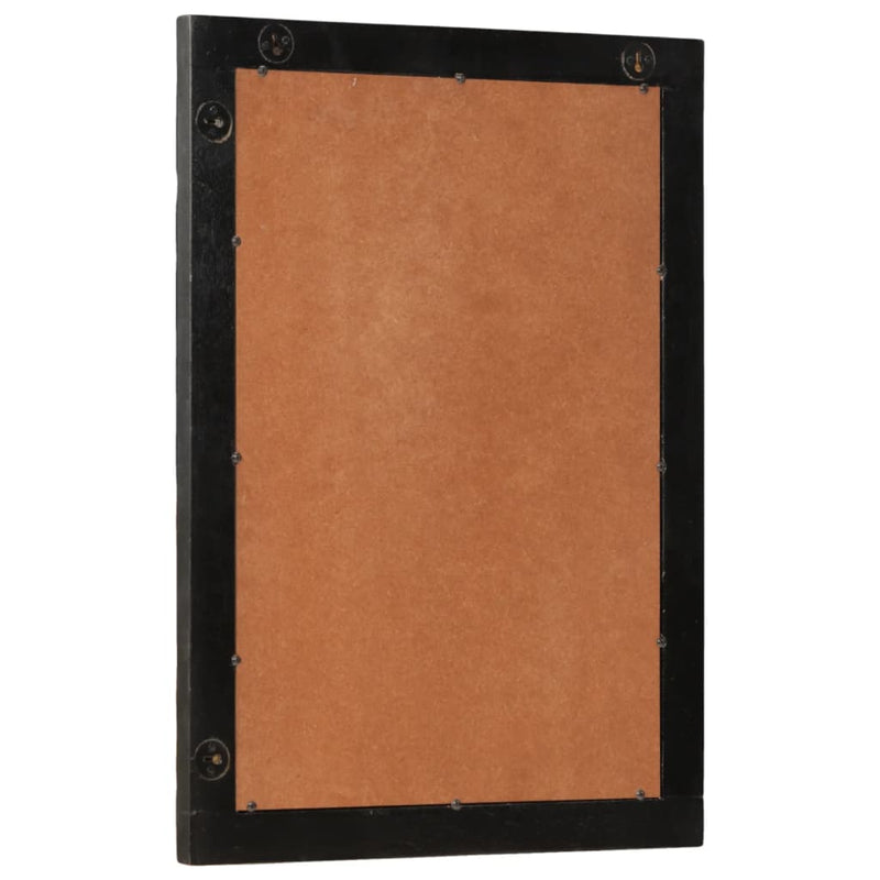 Badkamerspiegel 50X70X2,5 Cm Massief Mangohout En Glas