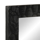 Badkamerspiegel 50X70X2,5 Cm Massief Mangohout En Glas