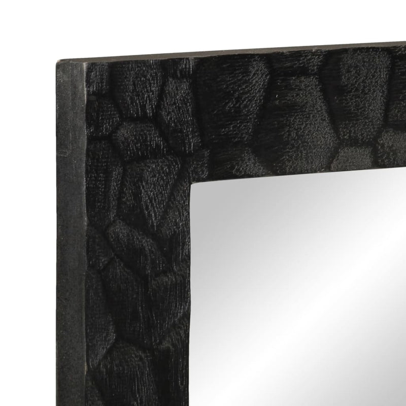 Badkamerspiegel 50X70X2,5 Cm Massief Mangohout En Glas