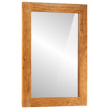 Badkamerspiegel 50X70X2,5 Cm Massief Acaciahout En Glas