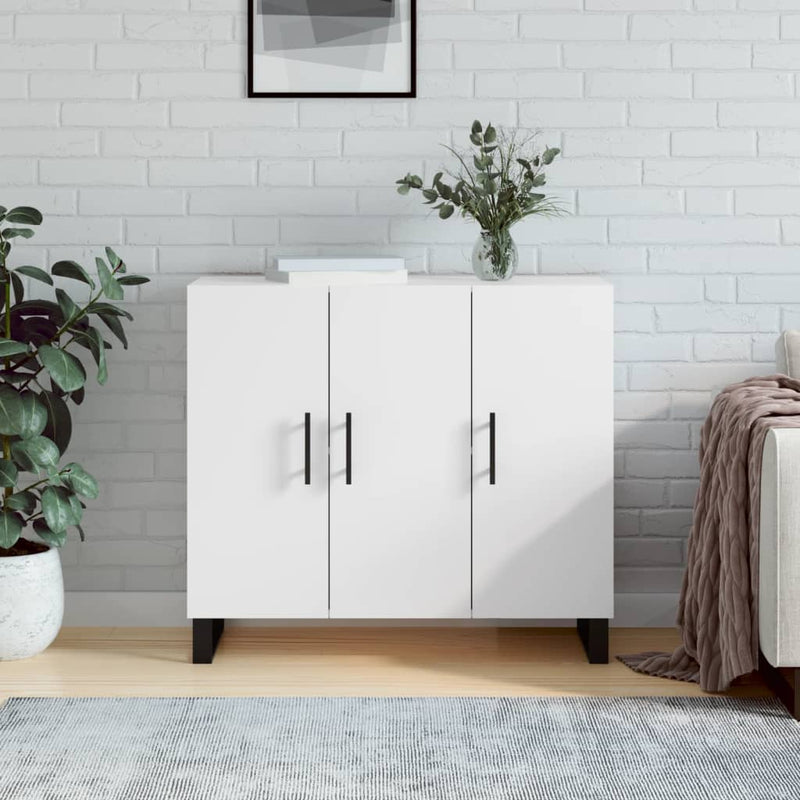 Dressoir 90 X 34 X 80 Cm Bewerkt Hout