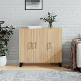 Dressoir 90 X 34 X 80 Cm Bewerkt Hout