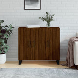 Dressoir 90 X 34 X 80 Cm Bewerkt Hout