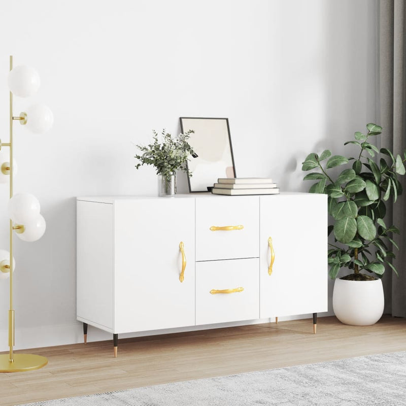 Dressoir Met Lade 100 X 36 X 60 Cm Bewerkt Hout